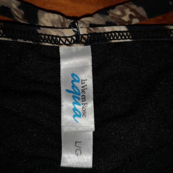 Leopard mesh bikini scrunch bottom - Picture 2 of 3